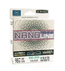 Леска Balsax Nano Fishing Green Box 100м 0,7 (44,7кг)