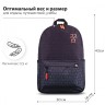 Рюкзак Brauberg Energetic эргономичный, Korean, черный, 43х30х16 см, 270795