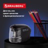 Точилка электрическая Brauberg "Professional Original" пит. 220 В/4 бат. АА, фрезерн. мех, 227565