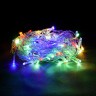 Уличная светодиодная гирлянда (мультиколор) Vegas Бахрома 72 LED, 18 нитей, 3х0,6 м, 24V 55090