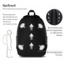 Рюкзак Brauberg Energetic эргономичный, Recycle, черный, 43х30х16 см, 270796