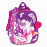 Ранец для девочек Brauberg Premium Бабочки с брелоком 17 л 227811