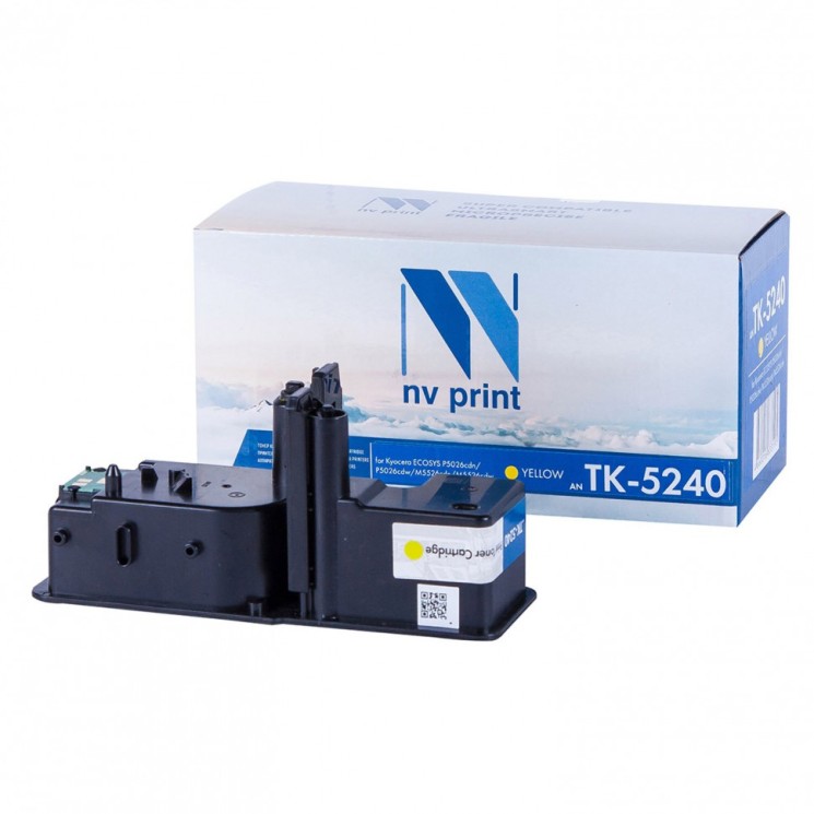 Тонер-картридж NV PRINT NV-TK-5240Y для KYOCERA ECOSYS желтый ресурс 3000 стр. 363007
