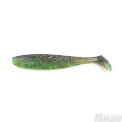 Виброхвост Yaman Sharky Shad, 3,75", цвет 15 - Violet Lime, 5 шт Y-SS375-15