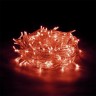 Уличная светодиодная гирлянда (красный свет) Vegas Бахрома 72 LED, 18 нитей, 3х0,6 м, 24V 55009