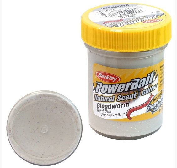 Паста форелевая Berkley 50 г Bloodworm - White (мотыльный/белый)