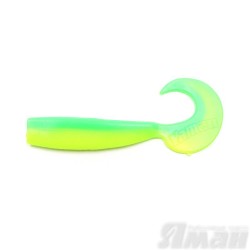 Твистер Yaman Lazy Tail Shad, 5" цвет 30 - Lime Chartreuse, 4 шт Y-LTS5-30