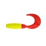 Твистер Helios Credo 2,35"/6,0 см, цвет Acid lemon & Red 7 шт HS-10-029