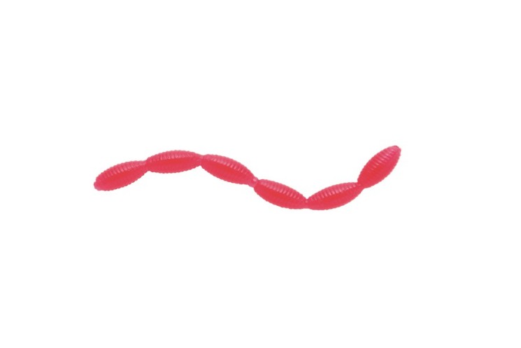 Приманка личинка Nikko Fly Larvae L 46мм цвет Pink, 30 шт
