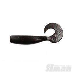 Твистер Yaman Lazy Tail Shad, 5" цвет 31 - Black Red Flake, 4 шт Y-LTS5-31
