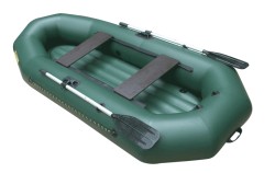Надувная лодка Лидер Компакт-270 (зеленая)