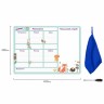 Планинг на холодильник магнитный Юнландия Расписание 42х30 см 237851