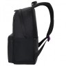 Рюкзак Brauberg Fashion City потайной карман, Moon, черный, 44х31х16 см, 270807