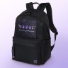 Рюкзак Brauberg Fashion City потайной карман, Moon, черный, 44х31х16 см, 270807