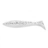 Виброхвост Helios Slash 2,64"/6,7 см, цвет White & Sparkles 10 шт HS-19-002