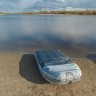 Лодка ПВХ под мотор Тонар Алтай 340L (бело-серая)
