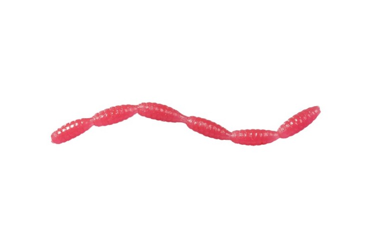 Приманка личинка Nikko Fly Larvae M 46мм цвет Pink, 30 шт
