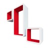 Комплект открытых полок на стену Qwerty Рио 72004