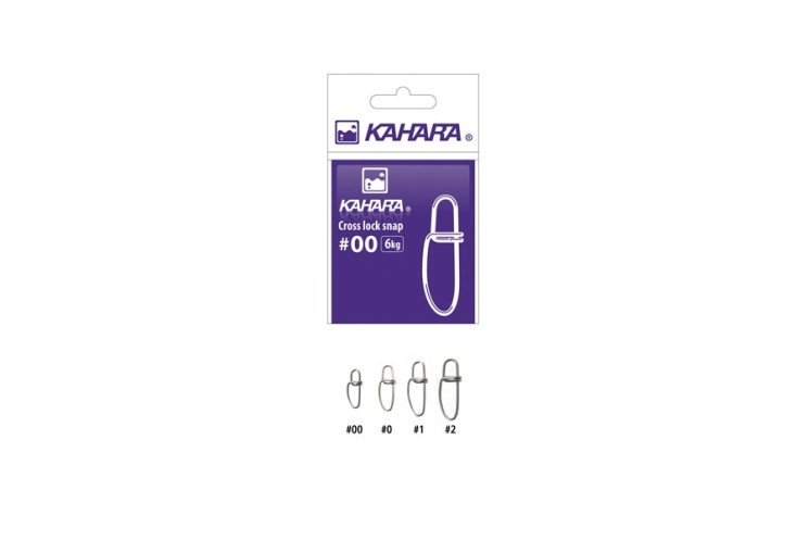 Карабин Kahara Cross Lock Snap, р. 0, цв. S, до 10 кг 10 шт
