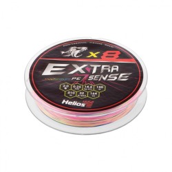 Шнур плетеный Helios Extrasense X8 PE 2/32LB 0,25мм 150м Multicolor HS-ES-X8-2/32LB