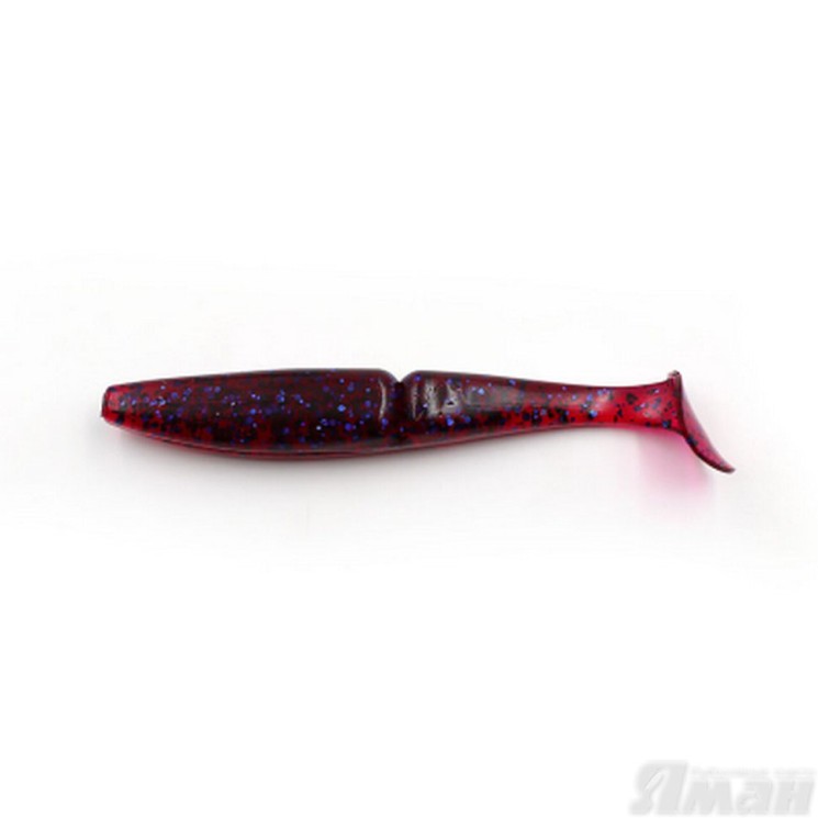 Виброхвост Yaman Mamura, 4", цвет 04 - Grape, 5 шт Y-M4-04