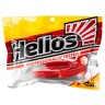 Виброхвост Helios Catcher 3,55"/9 см, цвет Red & White 5 шт HS-2-003