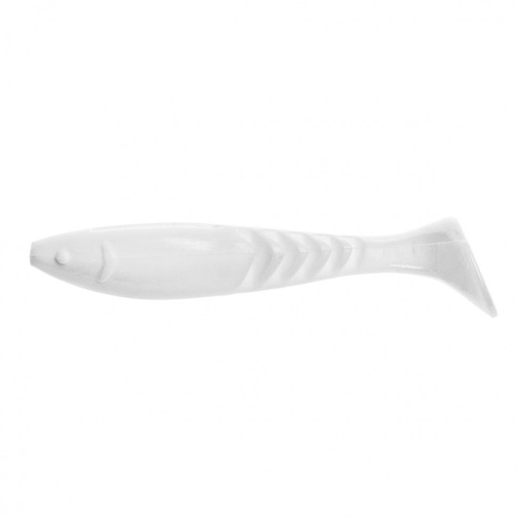 Виброхвост Helios Slash 2,64"/6,7 см, цвет White 10 шт HS-19-001