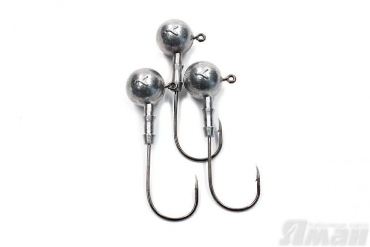 Джиг-головка Шар Яман 10 шт кр Kumho 2312 #4/0 - 40 гр Я-ДШ4/0-40-10