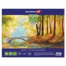 Холст грунтованный на картоне Brauberg Art Classic 35х45 см, хлопок, мелкое зерно 191020