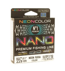 Леска Balsax Nano Neon Fuxia Box 100м 0,28 (10,0кг)