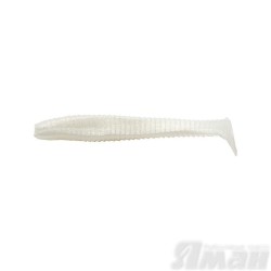 Виброхвост Yaman Flatter Shad, 3", цвет 28 - Pearl, 6 шт Y-FS3-28