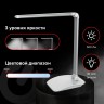 Настольная лампа-светильник Sonnen PH-3607, на подставке, LED, 9 Вт, метал. корпус, серый, 236686