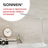 Настольная лампа-светильник Sonnen PH-3607, на подставке, LED, 9 Вт, метал. корпус, серый, 236686
