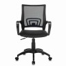 Кресло офисное Brabix Fly MG-396 тсетка/ткань, черное 532083
