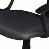 Кресло офисное компактное Brabix Flip MG-305 сетка/ткань, черно-серое 531951