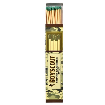 Спички Boyscout Каминные 205 мм 20 шт 61030