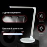 Настольная лампа-светильник Sonnen PH-3609, подставка, LED, 9 Вт, метал.корпус, серый, 236688