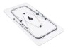 Складной стол TREK PLANET Picnic 120 с телескопическими ножками White (70662)