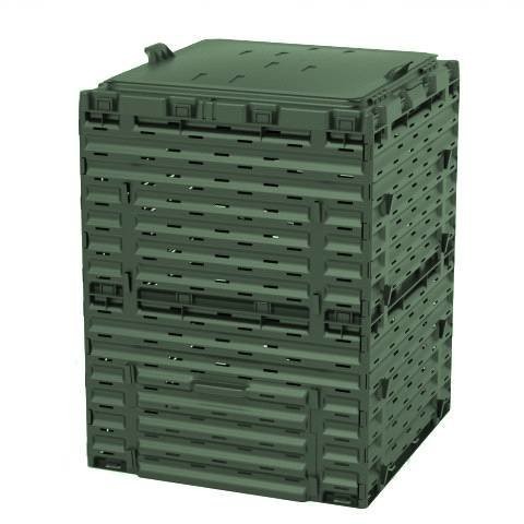 Компостер садовый 300л Piteco с крышкой K2130 зеленый УЦЕНЕННЫЙ
