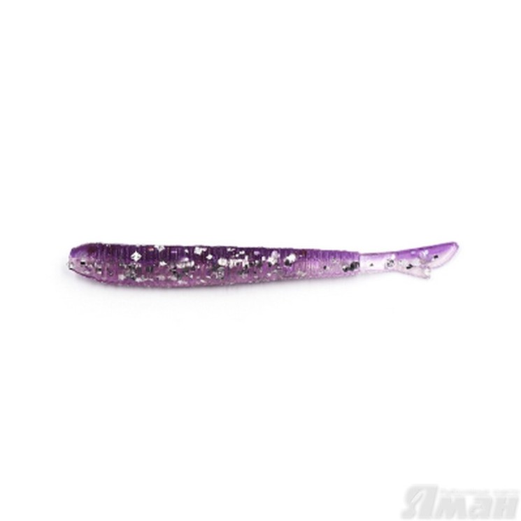 Слаг Yaman Stick Fry, 1,8", цвет 19 - Silver Violet, 10 шт Y-SF18-19