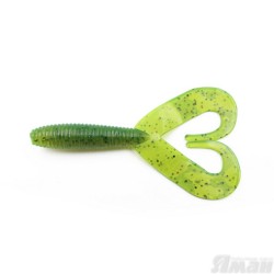 Твистер Yaman Loop-Two, 5", цвет 10 - Green pepper, 5 шт Y-LT5-10