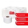 Бумага туалетная 170 м, Laima (T2), Premium, 2-слойная, цвет белый, к-т 12 рул, 126092