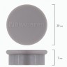 Магниты для доски Brauberg Super 20 мм 2 шт, 30 мм 2 шт, 40 мм 2 шт 237481