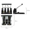 Дырокол на 4 отверстия металлический мощный Brauberg "Heavy Duty Extra", до 150 л, 270555