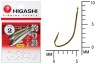 Крючок Higashi Akitakitsune ringed №2 Gold (10 шт)