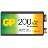 Батарейка аккумуляторная GP Крона 20R8H 6HR61 Ni-Mh 200 mAh 1 шт. в блистере 454106