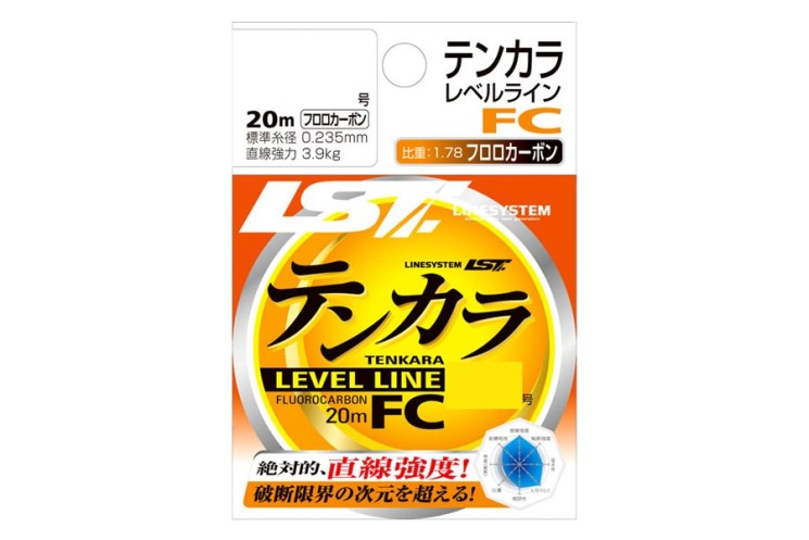 Флюорокарбон Linesystem Tenkara Level Line FC #2,5 (0,26мм) 20м orange