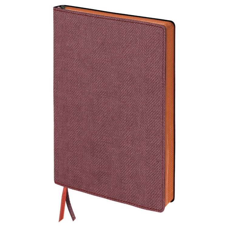 Блокнот А5 Brauberg Tweed 112 листов линия 110963