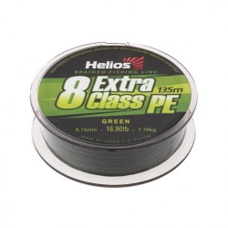 Шнур плетеный Helios Extra Class 8 PE Braid 0,15мм 135м Green HS-8PEG-15/135 G