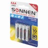 Батарейки алкалиновые Sonnen Alkaline LR03 (AAA) 4 шт 451088